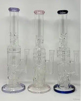 Double Chamber Straight Bong